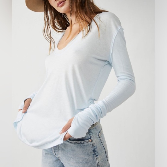 Free People Long Sleeve Top -Brand New With Tags - Picture 4 of 7